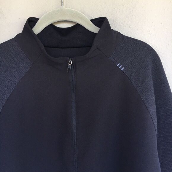 Lululemon Zip Up Track Jacket Men XXL Black License to Train Athletic Run Gym - Picture 4 of 16